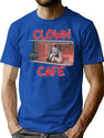 Clown Cafe T-Shirt for Men & Women, T-Shirts Graphic Tee - Blue