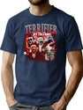 Clown Christmas Halloween Horror Movie Horror T-Shirt for Men & Women, T-Shirts Graphic Tee - Navy
