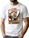 Clown Crunch Horror - Terrifier Inspired Creepy Cereal Art The Clown Scary Movie Horror T-Shirt for Men & Women, T-Shirts Graphic Tee - White