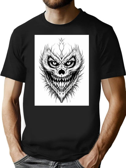 Clown Girl T-Shirt for Men & Women, T-Shirts Graphic Tee - Black