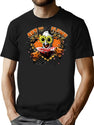 Clown Happy Holliday Halloween T-Shirt for Men & Women, T-Shirts Graphic Tee - Black