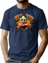 Clown Happy Holliday Halloween T-Shirt for Men & Women, T-Shirts Graphic Tee - Navy