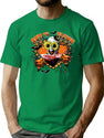 Clown Happy Holliday Halloween T-Shirt for Men & Women, T-Shirts Graphic Tee - Green