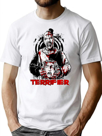 Clown Horror Terrifier T-Shirt for Men & Women, T-Shirts Graphic Tee - Black