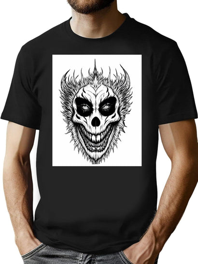 Clown Machine (2) T-Shirt for Men & Women, T-Shirts Graphic Tee - Black