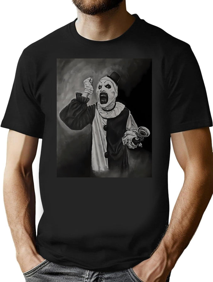 Clown Movie Poster T-Shirt for Men & Women, T-Shirts Graphic Tee - Black