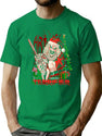 Clown Santa - Terrifier Christmas T-Shirt for Men & Women, T-Shirts Graphic Tee - Green