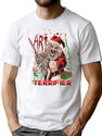 Clown Santa Terrifier T-Shirt for Men & Women, T-Shirts Graphic Tee - White