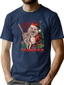 Clown Santa Terrifier T-Shirt for Men & Women, T-Shirts Graphic Tee - Navy