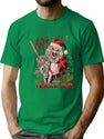 Clown Santa Terrifier T-Shirt for Men & Women, T-Shirts Graphic Tee - Green