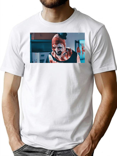 Clown Terrifier Horror Scary Movie T-Shirt for Men & Women, T-Shirts Graphic Tee - Black