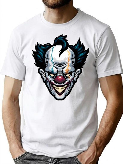 Clown T-Shirt for Men & Women, T-Shirts Graphic Tee - Black