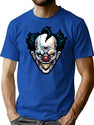 Clown T-Shirt for Men & Women, T-Shirts Graphic Tee - Blue