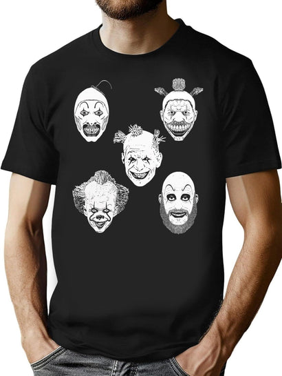 Clowning Around T-Shirt for Men & Women, T-Shirts Graphic Tee - Black