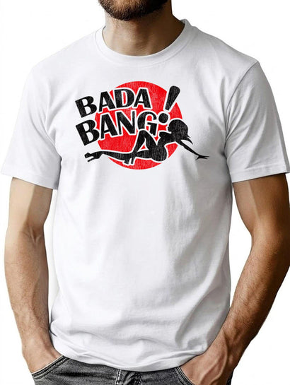 Club Bada Bang Lts Worn T-Shirt for Men & Women, T-Shirts Graphic Tee - Black