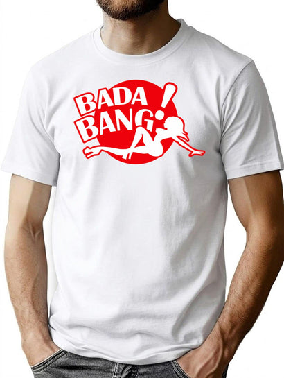 Club Bada Bang T-Shirt for Men & Women, T-Shirts Graphic Tee - Black