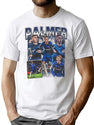 Cold Palmer Bootleg Vintage Style Bootleg Graphic T-Shirt - White