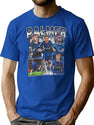 Cold Palmer Bootleg Vintage Style Bootleg Graphic T-Shirt - Blue