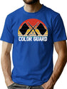 Color Guard Retro T-Shirt for Men & Women, T-Shirts Graphic Tee - Blue