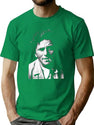 Columbo Portrait Essential Premium Heavyweight Cotton T-Shirt - Green