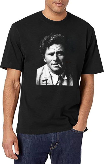 Columbo Portrait Black T-Shirt - Black