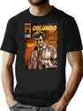 Columbo Tv Show Comic Black T-Shirt - Black