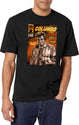 Columbo Tv Show Comic Black T-Shirt - White