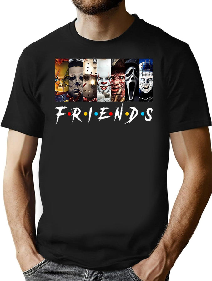 Come Back T-Shirt Halloween Shirt Myers Michael T-Shirt for Men & Women, T-Shirts Graphic Tee - Black