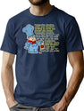 Conjunction Junction Conductor Lyrics T-Shirt for Men & Women, T-Shirts Graphic Tee - Navy
