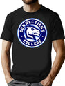 Connecticut College T-Shirt for Men & Women, T-Shirts Graphic Tee - Black