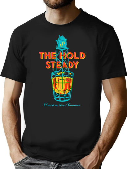 Constructive Summer T-Shirt for Men & Women, T-Shirts Graphic Tee - Black