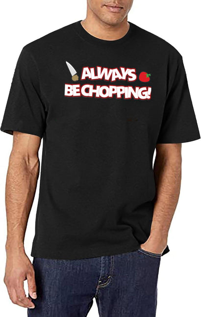 Cooking With Teammates Is Very Fun Overcooked Game Always Be Chopping Vintage T-Shirt for Men & Women, T-Shirts Graphic Tee - Black