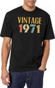 Cool 1971 Bday T-Shirt Funny Vintage 54Th Birthday Gift For Women Men T-Shirt for Men & Women, T-Shirts Graphic Tee - White