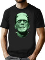 Cool Monster Face Halloween Costumes T-Shirt for Men & Women, T-Shirts Graphic Tee - Black