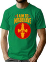 Cool SciFi I Aim to Misbehave Premium Heavyweight Cotton T-Shirt - Green