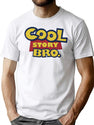 Cool Story Bro T-Shirt for Men & Women, T-Shirts Graphic Tee - White