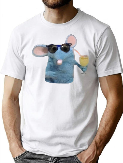 Cool Tutter The Mouse Premium Heavyweight Cotton T-Shirt - Black