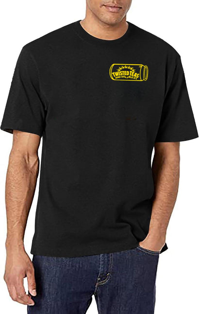 Cool Twisted Teas and Double Ds Black T-Shirt - Black