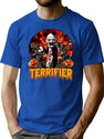Cophorror Movie Characters T-Shirt for Men & Women, T-Shirts Graphic Tee - Blue