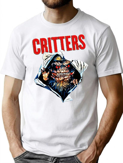 Copy Of Critters T-Shirt for Men & Women, T-Shirts Graphic Tee - Black