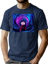 Coraline T-Shirt for Men & Women, T-Shirts Graphic Tee - Navy