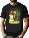Cosmic Cowboy T-Shirt for Men & Women, T-Shirts Graphic Tee - Black