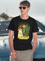 Cosmic Cowboy T-Shirt for Men & Women, T-Shirts Graphic Tee - Navy