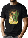 Cosmic Cowboy T-Shirt for Men & Women, T-Shirts Graphic Tee - Green