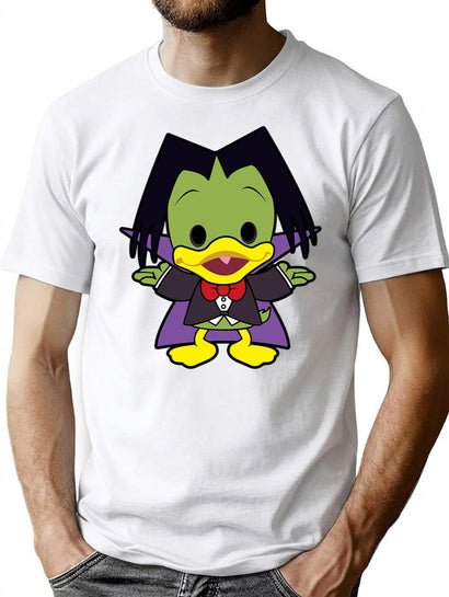 Count Duckula Chibi T-Shirt for Men & Women, T-Shirts Graphic Tee - Black