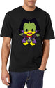 Count Duckula Chibi Black T-Shirt - White