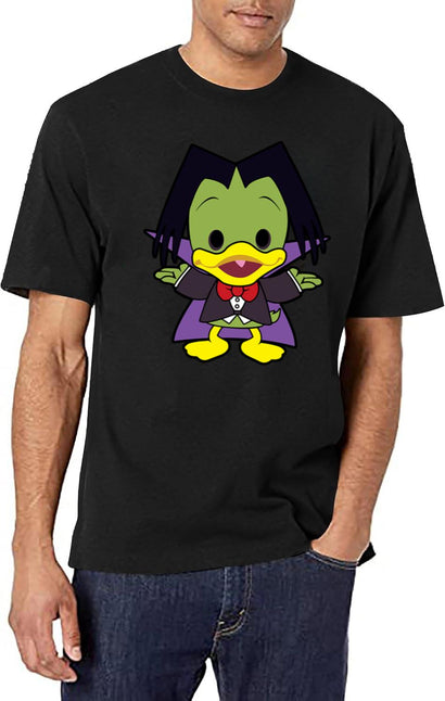 Count Duckula Chibi Black T-Shirt - Black