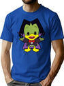 Count Duckula Chibi Premium Heavyweight Cotton T-Shirt - Blue
