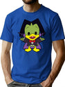 Count Duckula Chibi T-Shirt for Men & Women, T-Shirts Graphic Tee - Blue