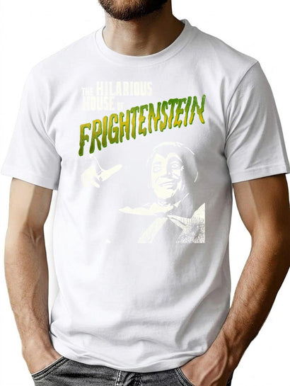 Count Frightenstein T-Shirt for Men & Women, T-Shirts Graphic Tee - Black